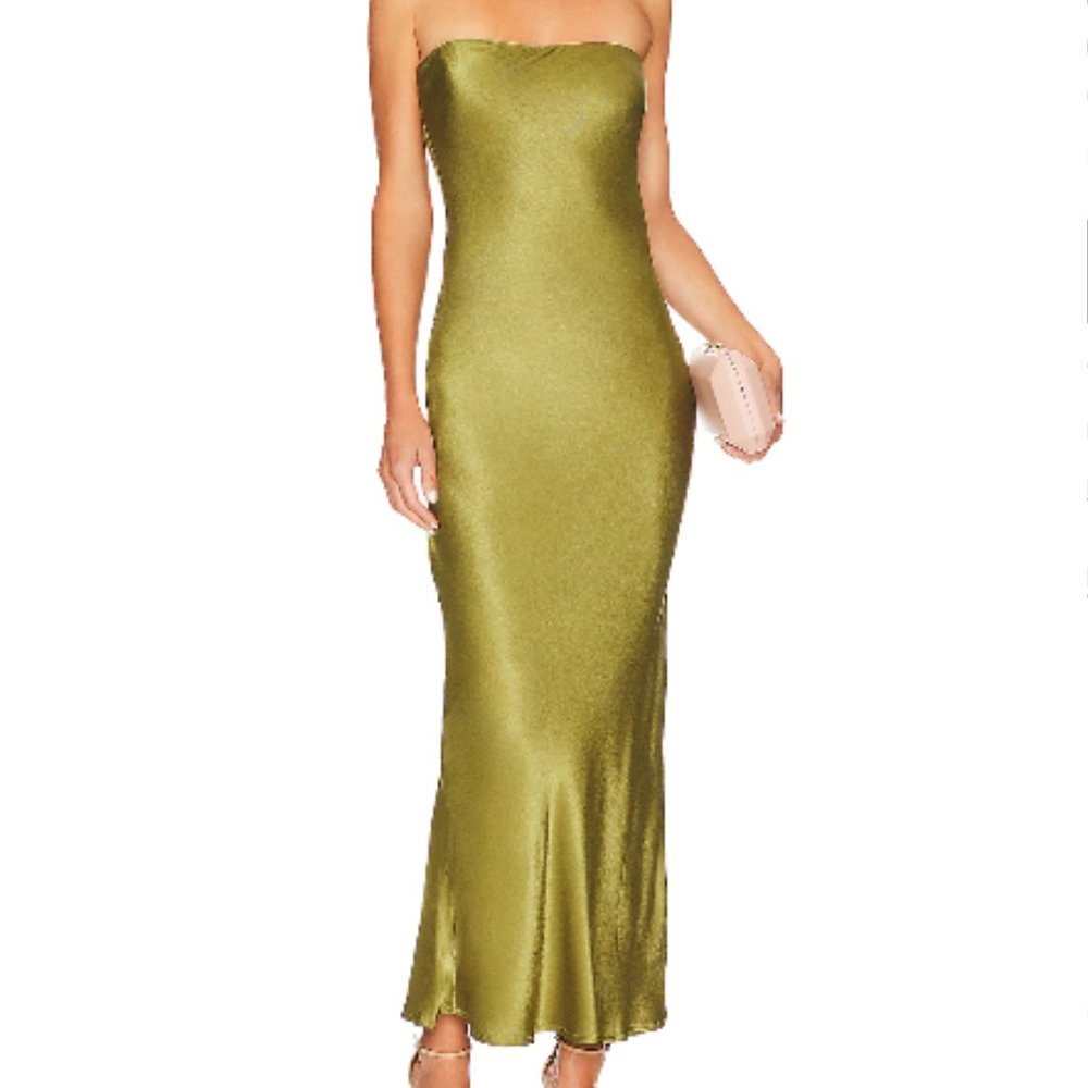 x REVOLVE Angel Strapless Midi Dress